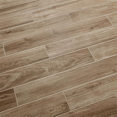 Daltile Trace Meadow 6 In X 36 In Golden Brown Glazed Porcelain Floor