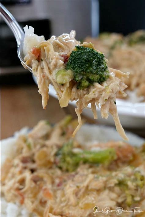 Crock Pot Chicken Broccoli Rice - Great Grub, Delicious Treats