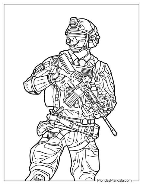 20 Call Of Duty Coloring Pages (Free PDF Printables)