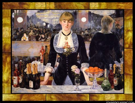 A Bar at the Folies-Bergere by Edouard Manet