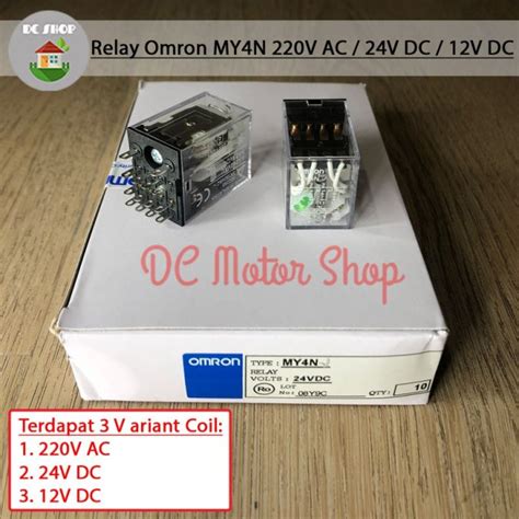 Relay Omron My N V V Dc V Ac Relay Out Vdc Vdc Vac