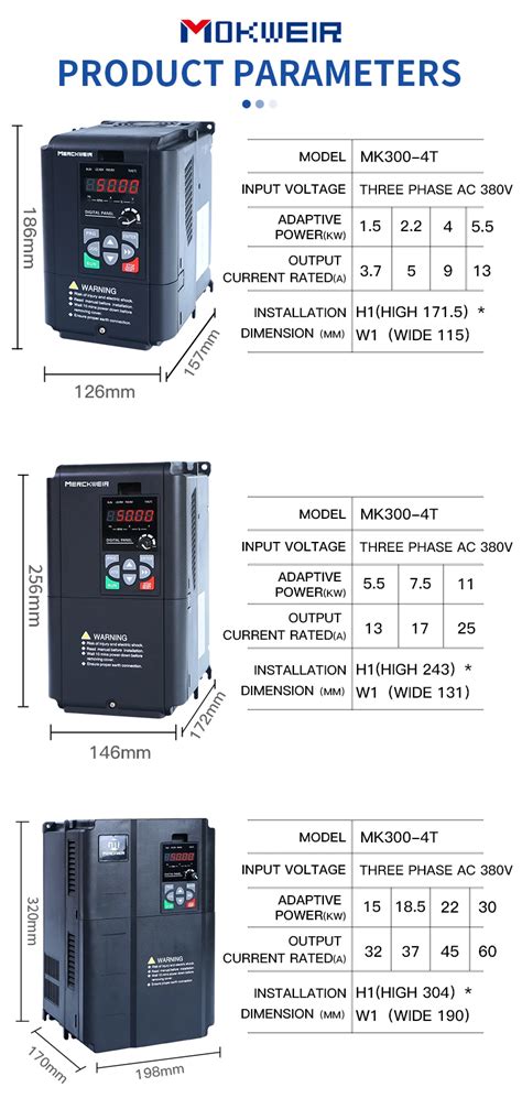 30kw 37kw 45kw Phase 380v Micro Frequency Converter Inverter Vector