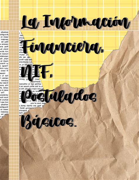 Postulados Basicos Nif 6