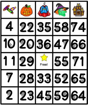 Halloween Bingo School Wide Bingo Cards By Vari Lingual Tpt