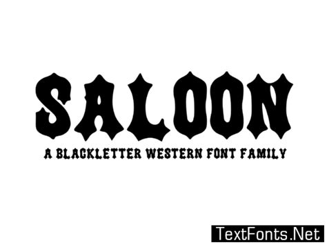 Saloon Font