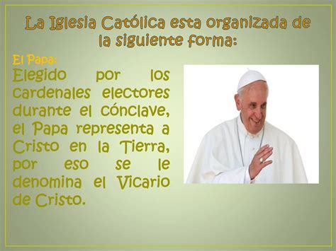 Como Esta Organizada La Iglesia Cat Lica Ppt