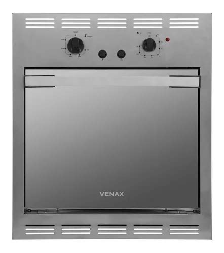 Horno de empotrar a gas con grill eléctrico Venax Cristallo GII 51 8L