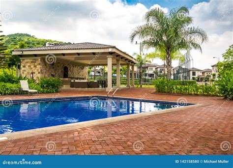 Pool Area In Gated Community Stock Photo Image Of Pool Nature