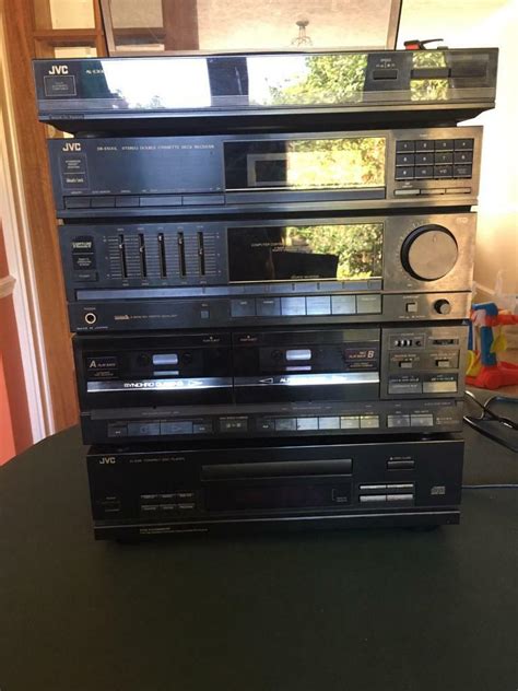 Jvc Hifi Stereo System Turntable Stereo And Cd Player Retro In Harlow