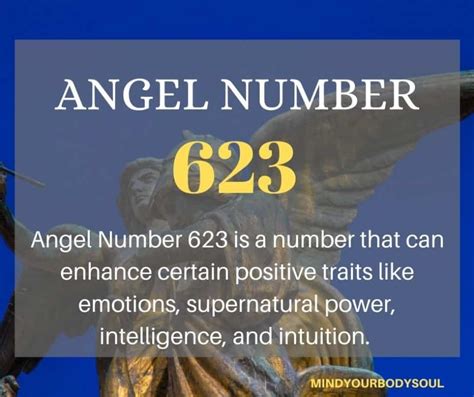 Angel Number 623: Meaning And Symbolism - Mind Your Body Soul