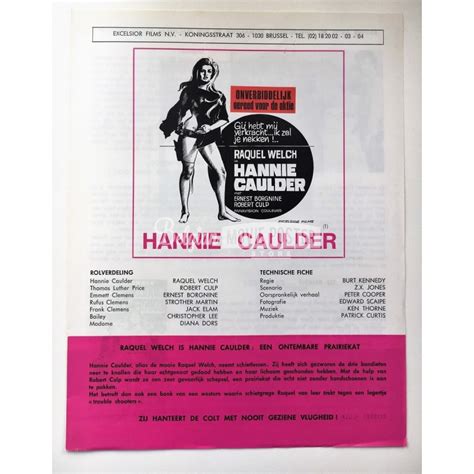 HANNIE CAULDER - Belgian Movie Poster Store