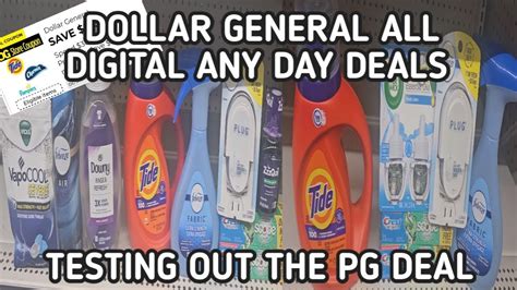 Dollar General All Digital Any Day Deals Couponing Deals