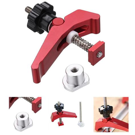 HONGDUI YB07X Woodworking Red Quick Acting Hold Down Clamp