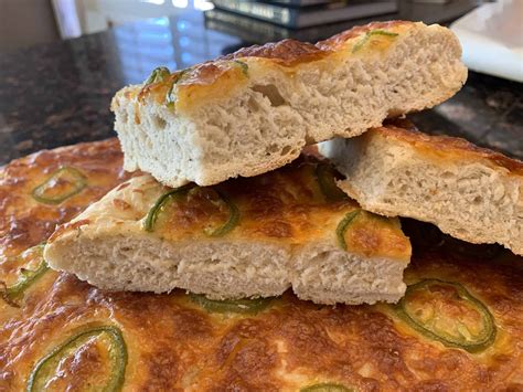 Jalapeno Cheese Focaccia Bread ~ The Recipe Bandit