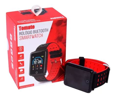 Smartwatch Tomate Mtr 20 4 0 0 42 Caja 20mm De Abs Negra Malla Negra