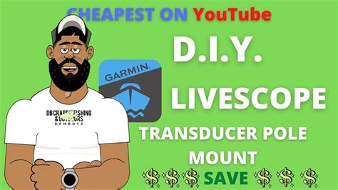 Diy Garmin Livescope Transducer Pole Mount Youtube