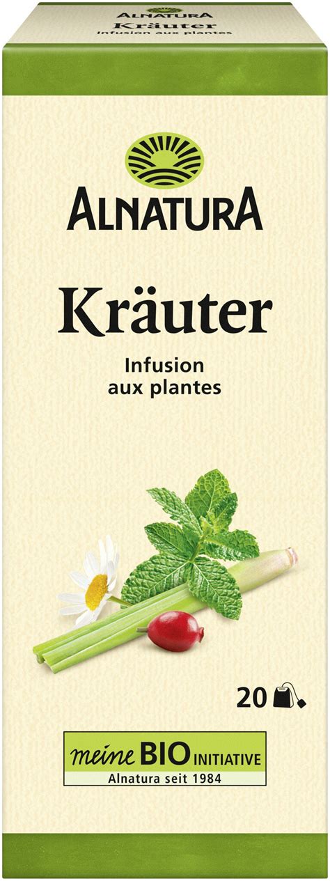 Kräuter Tee 20 Beutel 30 g in Bio Qualität von Alnatura