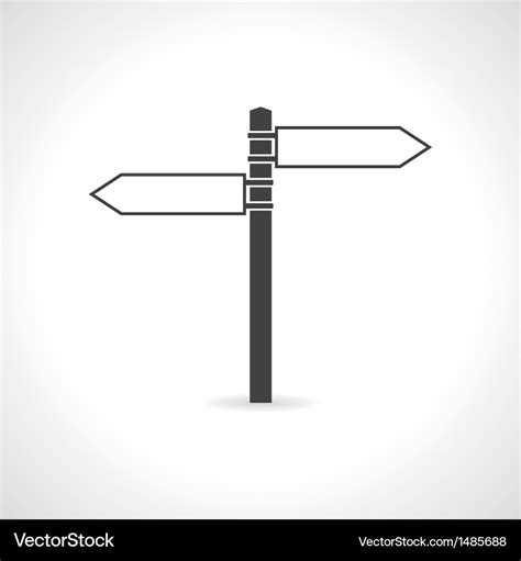 Signpost Royalty Free Vector Image - VectorStock