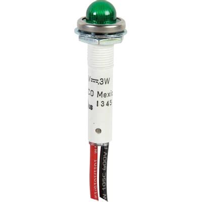 Wamco Inc Wl M V Led Ind Inch Green V Dome Inch Lds Rs