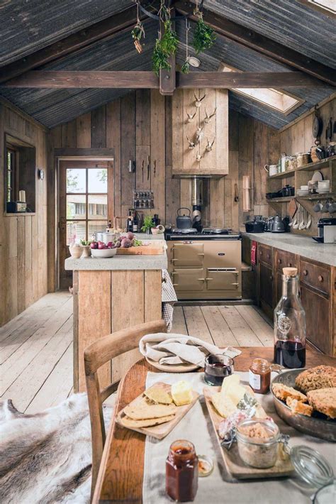 Luxury Small Log Cabin Kitchens To Get Inspired Rustic Kitchen