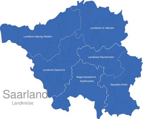 Saarland Landkreise Interaktive Landkarte Image Maps De