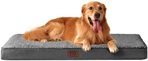 Bedsure Cama Perro Ortopédica Grande Colchón Perro Lavable con Funda