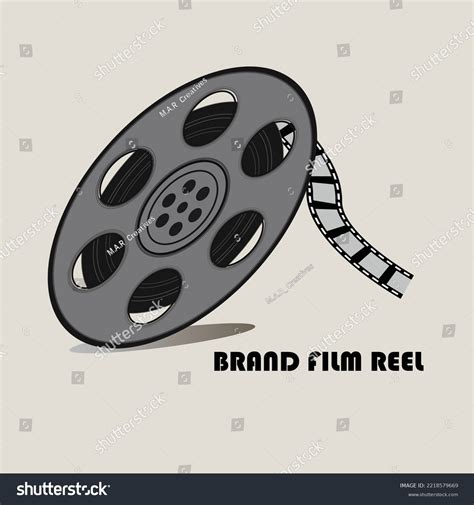 Film Reel Logo Design Vector Template Stock Vector (Royalty Free ...