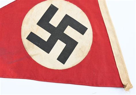 Worldwarcollectibles German Third Reich Swastika Pennant