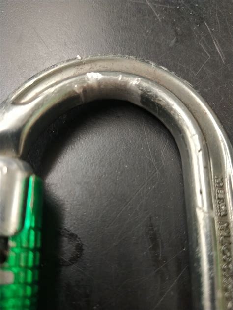 Dmm Perfecto Locksafe Carabiner Titanium With Green Gate A For Sale