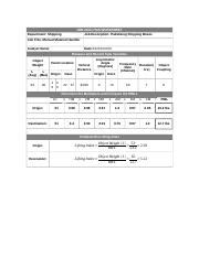 Jha Worksheet Solved Docx Job Analysis Worksheet Department Shipping