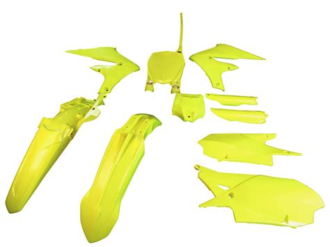 Cycra Powerflow Body Kit Yellow YZ250 450F 19 22 AOMC Mx