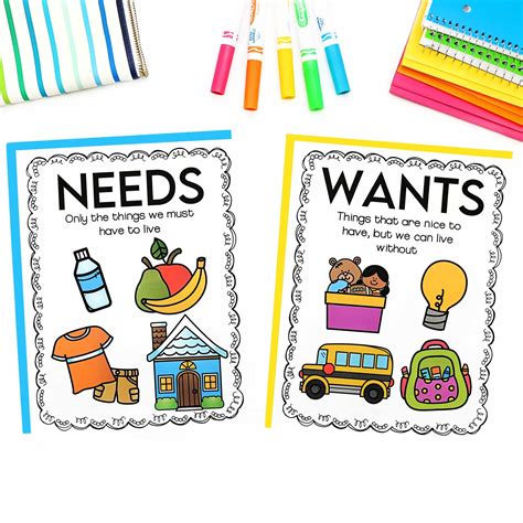 Celebrating Family Traditions: Needs and Wants Activities, Plus