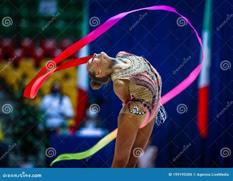 Rhythmic Gymnastics Italian Serie A Championship Editorial Photo