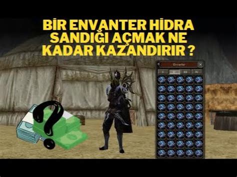 METİN2TR BİR ENVANTER HİDRA SANDIĞI AÇIMI NE KADAR KAZANDIRIR YouTube