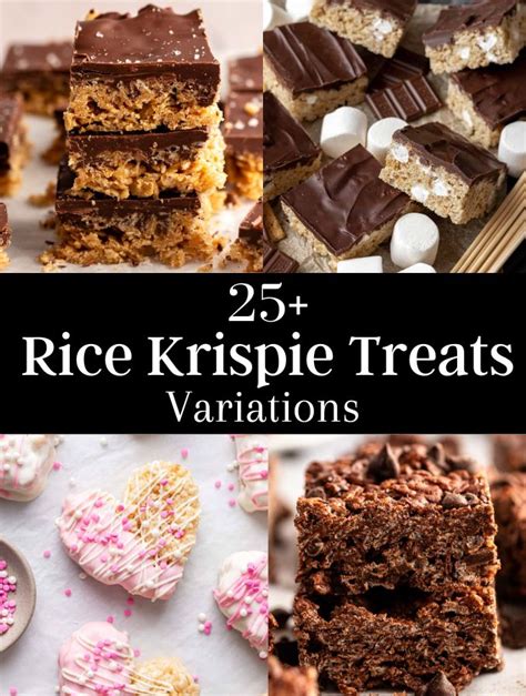 25+ Rice Krispie Treats Variations: Chocolate Rice Krispie Treats & More - Rich And Delish