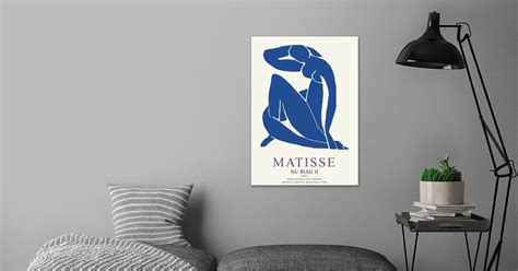 Henri Matisse Nu Bleu Ii Poster By Arts N Popcorn Displate