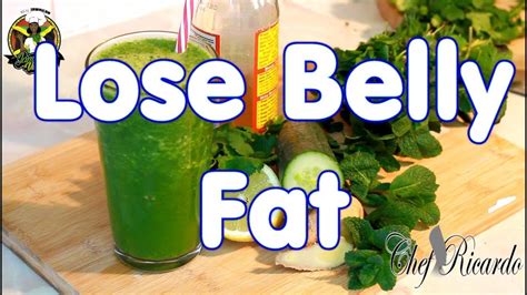 To Lose Belly Fat In One Week With A Smoothie Drink Made With Lime Cucumber And Mint Youtube