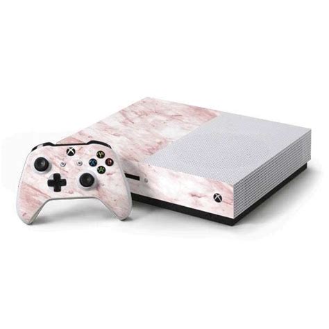 Pink Marble Xbox One S Console and Controller Bundle Skin | Xbox one ...