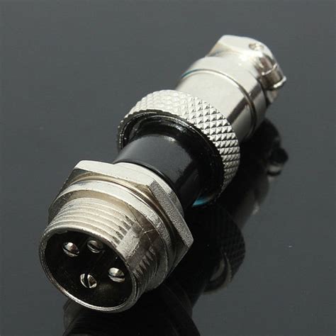 Gx Pin Metal Aviation Plug Male And Female Panel Connector Buy