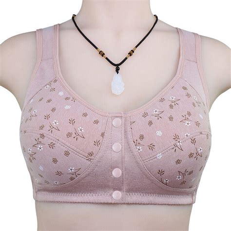 Reggiseno Senza Ferretto In Cotone Con Chiusura Frontale Da Donna