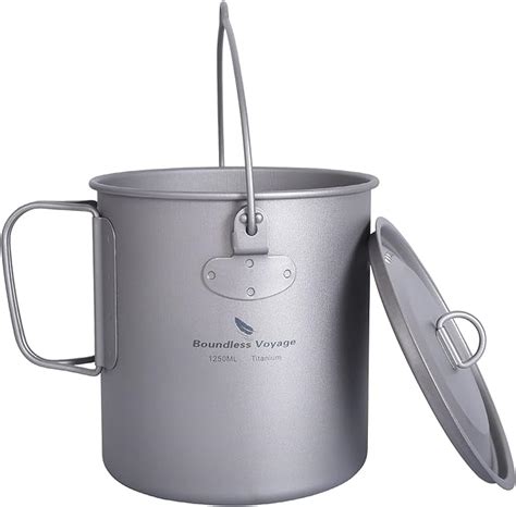 Amazon Boundless Voyage Ml Camping Titanium Hanging Pot With