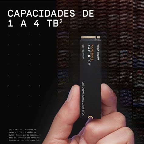 Wd Black Sn X Ssd Tb M Pcie Gen Nvme Pccomponentes