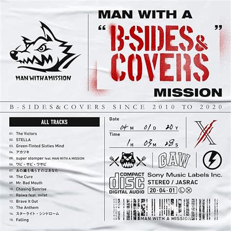 MAN WITH A B SIDES COVERS MISSION 通常盤 特典なし Amazon nl