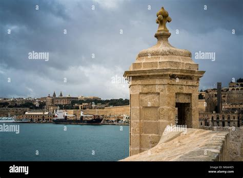 Fort Saint Angelo Birgu Waterfront Vittoriosa Malta Stock Photo Alamy