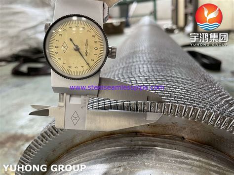 Hfw Helical Spiral Serrated Finned Tube Astm A Tp Stainless Steel