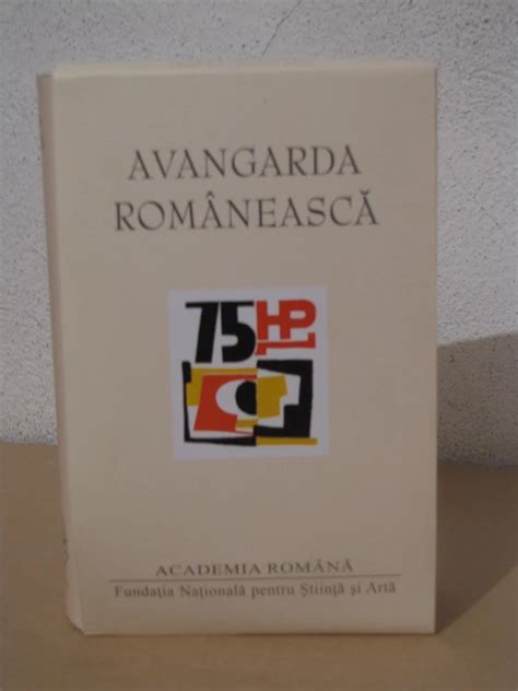 Avangarda Romaneasca Ion Pop Academia Romana Arhiva Okazii Ro