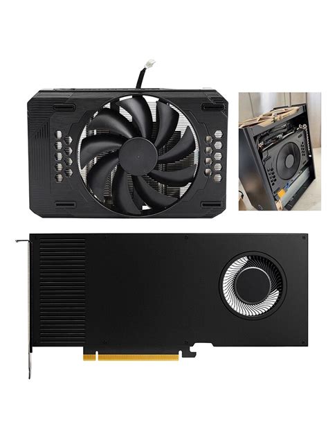 For Retrofit Nvidia Rtx A4000 Graphics Card Cooler Heat Sink New Pny Rtx 3060 Gpu Heatsink With