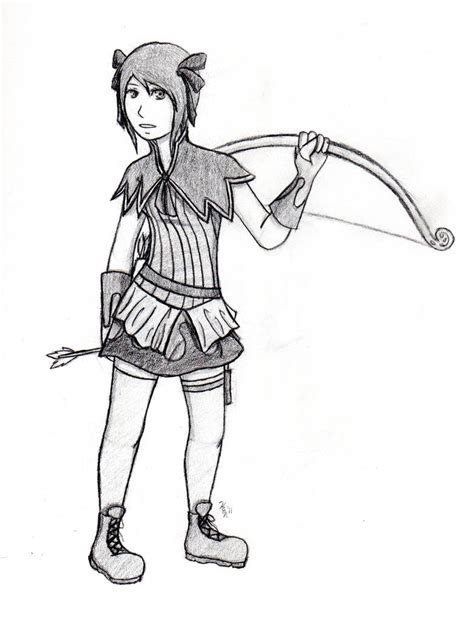 Archer Girl By Koikamayuki On Deviantart