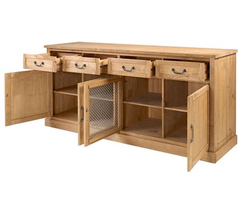 Buffet Portes Tioirs F Licien Bois Massif Buffet But