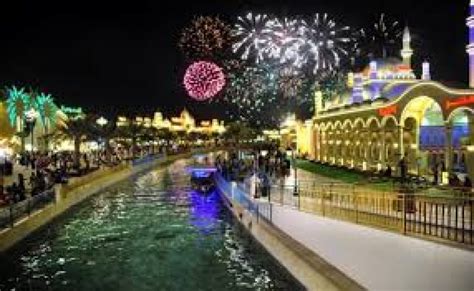 Dubai Global Village fireworks timing 2019 - Thursday and Friday at 9 PM